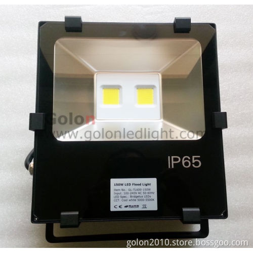 LED Floodlight 150W Mean Well Driver Bridgelux Fin Alu Heat Sink Low Price LED Flood Light 150W
